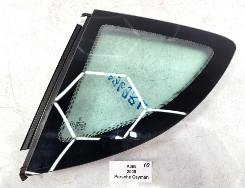 ✅ 06-12 OEM Porsche Cayman 987 Rear Left Driver Side Quarter Window Glass