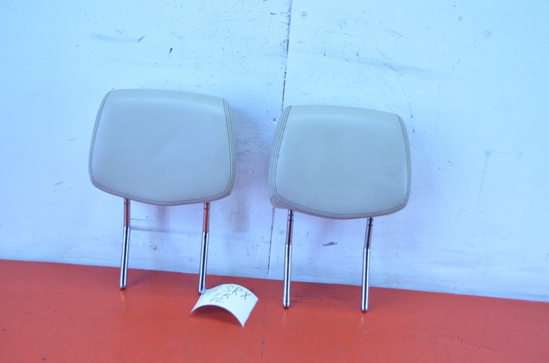 10-16 CADILLAC SRX FRONT RIGHT / LEFT SEAT HEADREST SET GRAY OEM