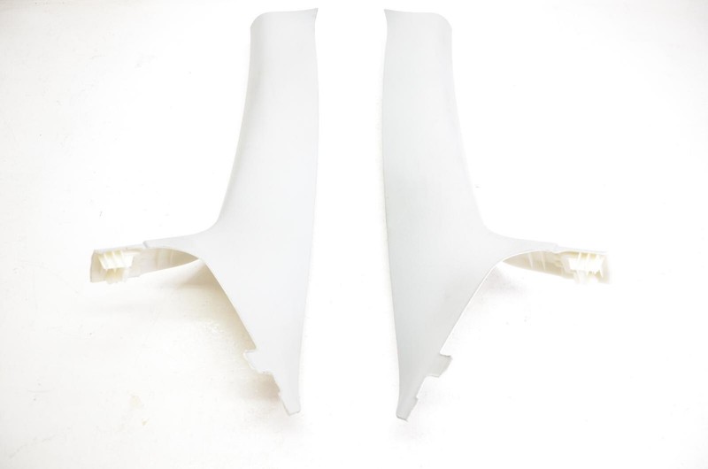 17-23 Tesla Model 3 Gray Pair of Left and Right Front A Pillar Trim Panels