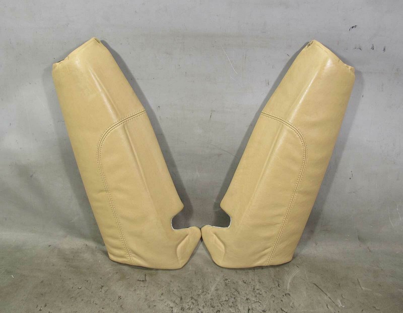 2008-2010 BMW E93 M3 Convertible Rear Seat Backrest Side Bolsters Beige Leather