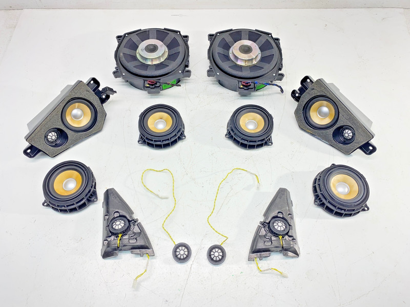14-19 BMW F16 F86 X6 Bang Olufsen Audio Subwoofer Loud Speaker Tweeter Set! OEM✅