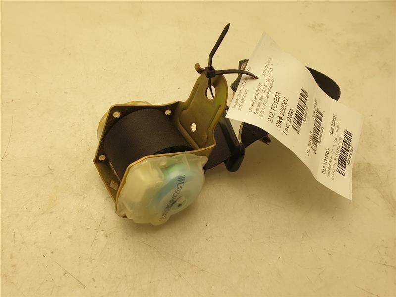 2003 TOYOTA COROLLA S PASSENGER SIDE REAR SEAT BELT ASSEMBLY