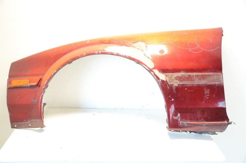 84-85 Nissan 300ZX 2+0 Red Driver Left Front Fender Assembly