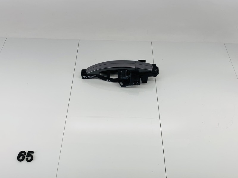 13-19 FORD ESCAPE REAR LEFT EXTERIOR DOOR HANDLE & BRACKET STERLING GRAY OEM