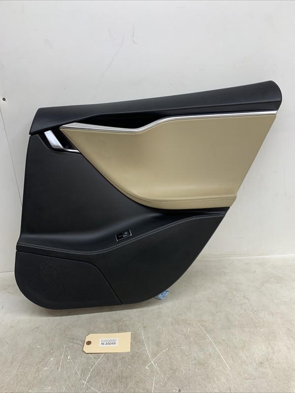 2012-2019 Tesla Model S Rear Passenger Side Door Panel Trim Right OEM 35049 C1