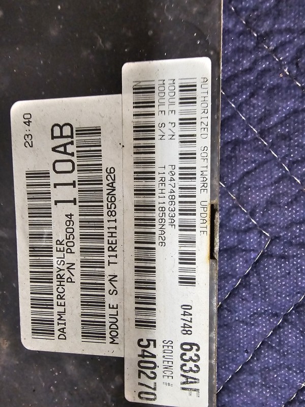 2005 Dodge Caravan 3.3Engine Computer Module ECM ECU OEM