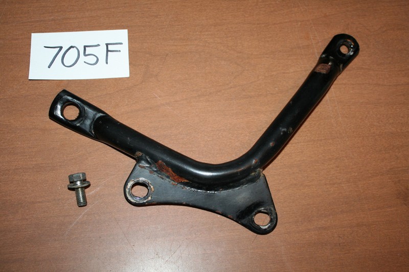 1980 Honda CM 200T Twinstar Exhaust Muffler Bracket Frame Left OEM 80 B