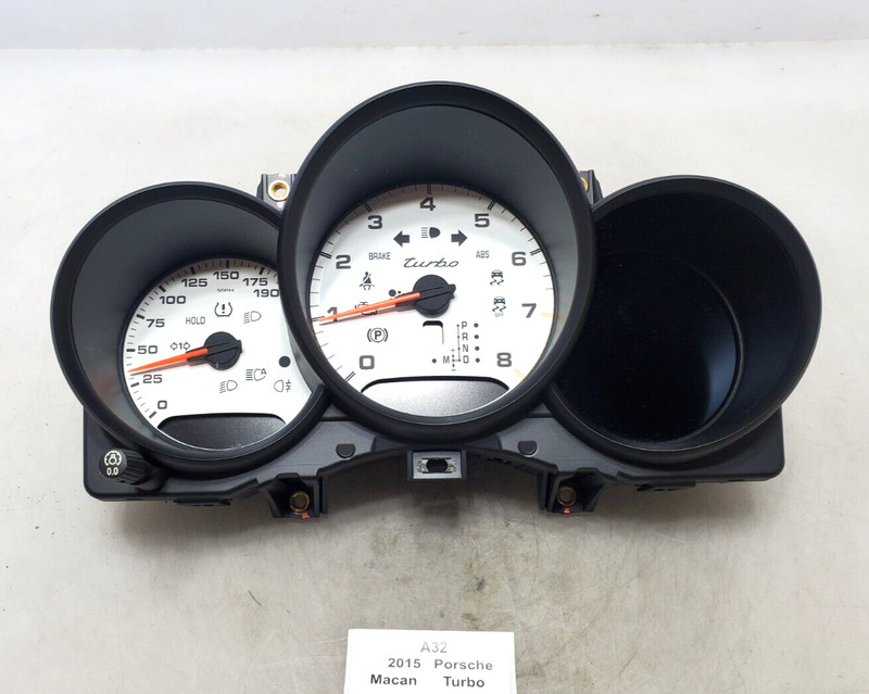 ✅ 15-16 OEM Porsche Macan Turbo 95B Speedometer Instrument Panel Cluster Gauge