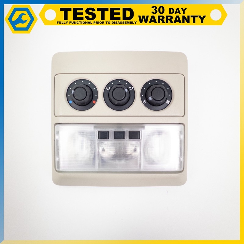 05-16 LAND ROVER L319 LR3 LR4 REAR OVERHEAD INTERIOR DOME LIGHT LAMP BEIGE OEM