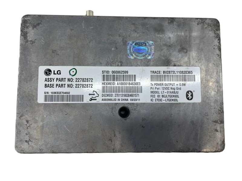 2011 Cadillac SRX Voice Recognition Communication Telematics Module 22782872 OEM