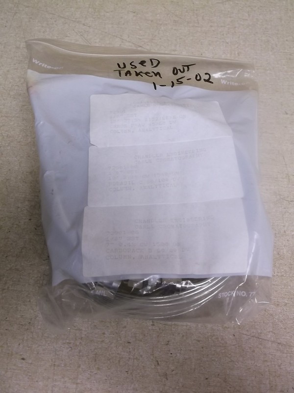 Chandler Engineering 72901-00 1/8" SST 10ft P-AW 45/60 DV Analytical Column Coil