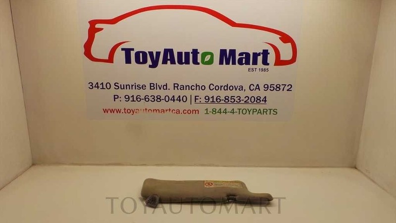 01-03 TOYOTA PRIUS 1.5L DRIVER SIDE SUN VISOR