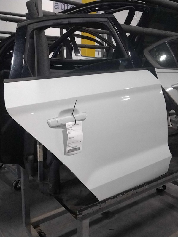 2016 Audi A3 Left Rear Door White OEM 203459 126k Miles - Used Condition