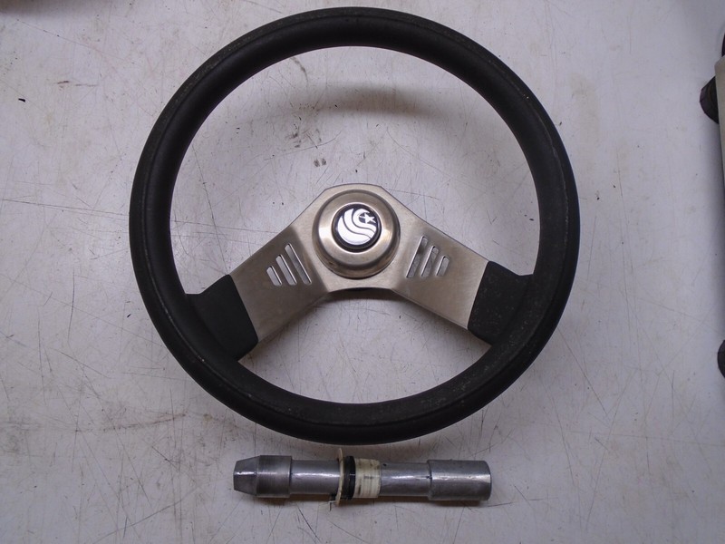 ZZ1Marine Boat Steering Wheel 2 Spoke 13" w/ Shaft 67352