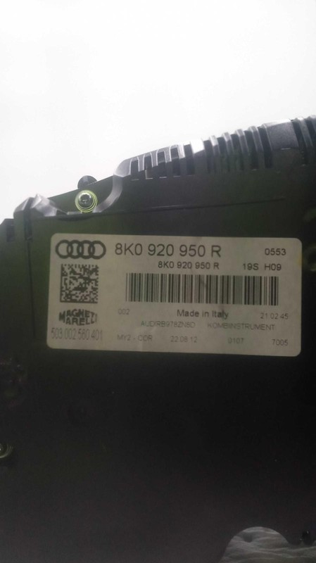 2013 Audi A4 Speedometer Gauge Blue OEM 8K0920950R 113k Miles