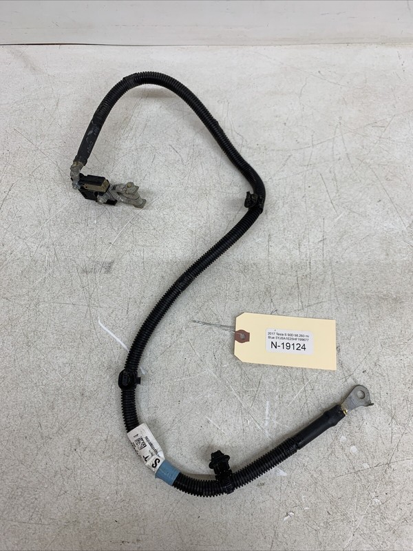 ⭐12-20 TESLA MODEL S BATTERY NEGATIVE WIRE CABLE HARNESS 19124 B131