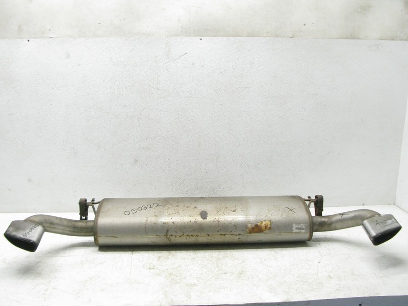 11-13 BMW X5 4.4 V6 TWIN TURBO N63 REAR EXHAUST MUFFLER DUAL TIP OEM 050322