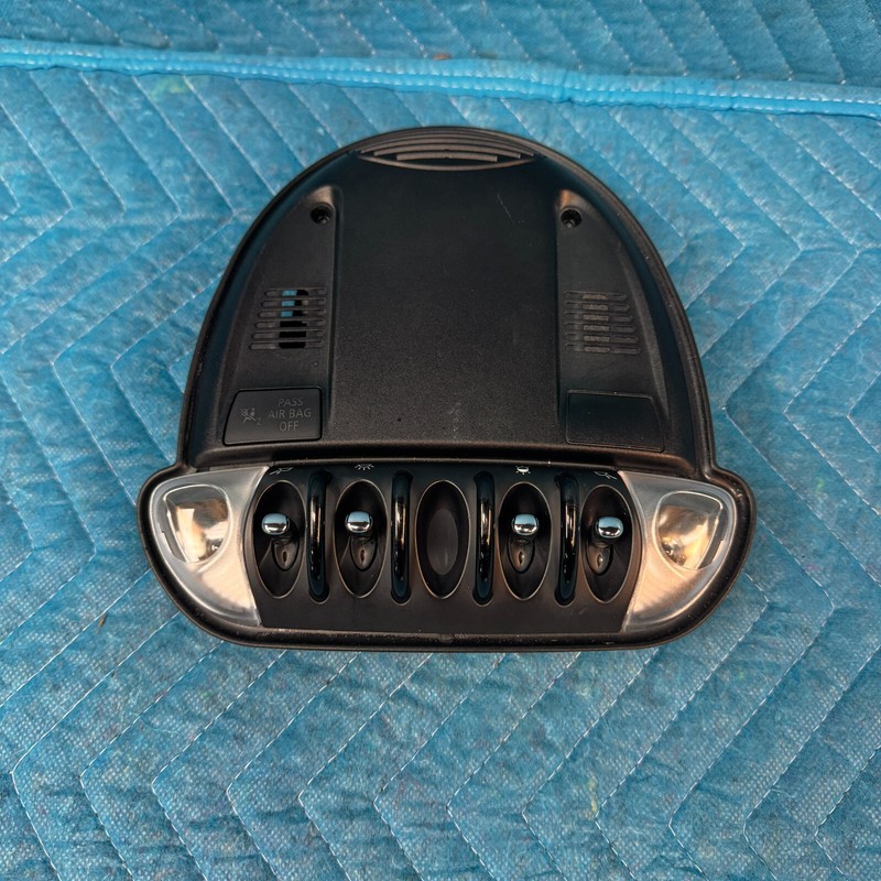 11-13 Mini Cooper R56 PACEMAN OVERHEAD DOME LIGHT CONSOLE & SUNROOF SWITCH OEM