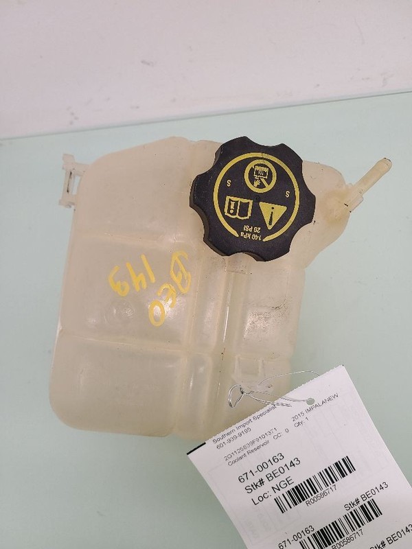 Coolant Reservoir Fits 14-20 IMPALA 586717