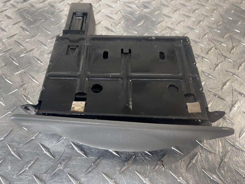 1999-2004 Ford F250 F350 Super Duty Excursion PULL-OUT CUP HOLDER GRAY TESTED