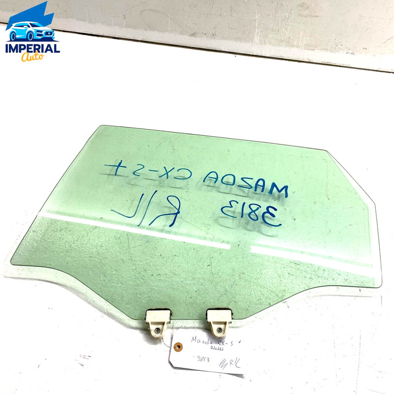 MAZDA CX-5 SPORT 2017-2021 REAR LEFT DRIVER SIDE DOOR WINDOW GLASS OEM