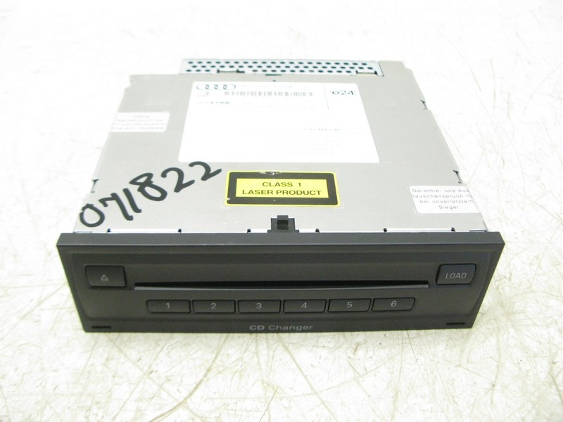10-11 AUDI C6 A6 ALPINE AUDIO REMOTE CD CHANGER 6 DISC OEM 071822