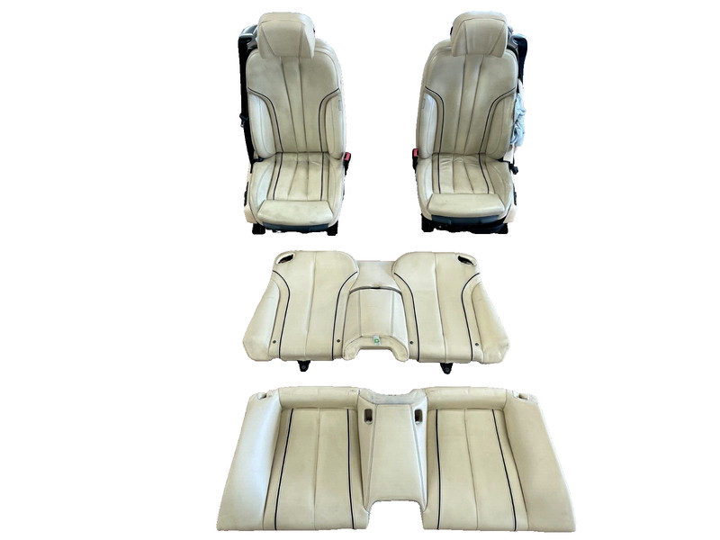 12-16 BMW F12 640i 650i CONVERTIBLE FRONT & REAR SEAT SET INDIVIDUAL 1335 OEM