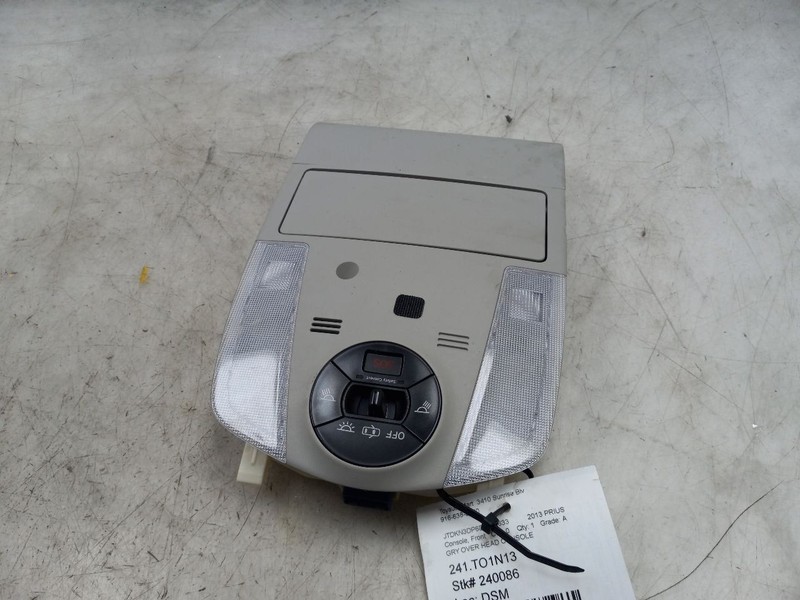 2013 TOYOTA PRIUS OVER HEAD CONSOLE DOOR LIGHT SWITCH