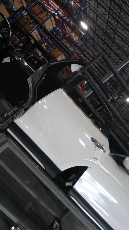 2015 Honda Crosstour Rear Left Door White 310763 135K Miles Used