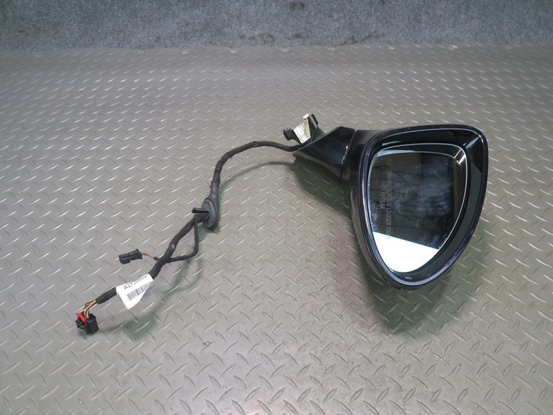 15-18 PORSCHE CAYENNE 958.2 RIGHT DOOR AUTO DIM SIDE VIEW MIRROR W BLIND SPOT