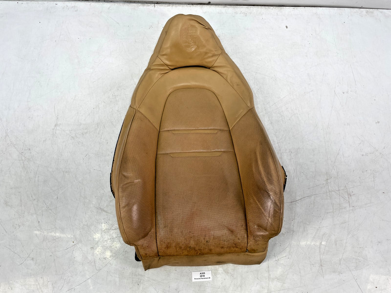 ✅17-23 OEM Porsche Panamera 4S 971 Front Left Seat Upper Cushion Leather Beige*