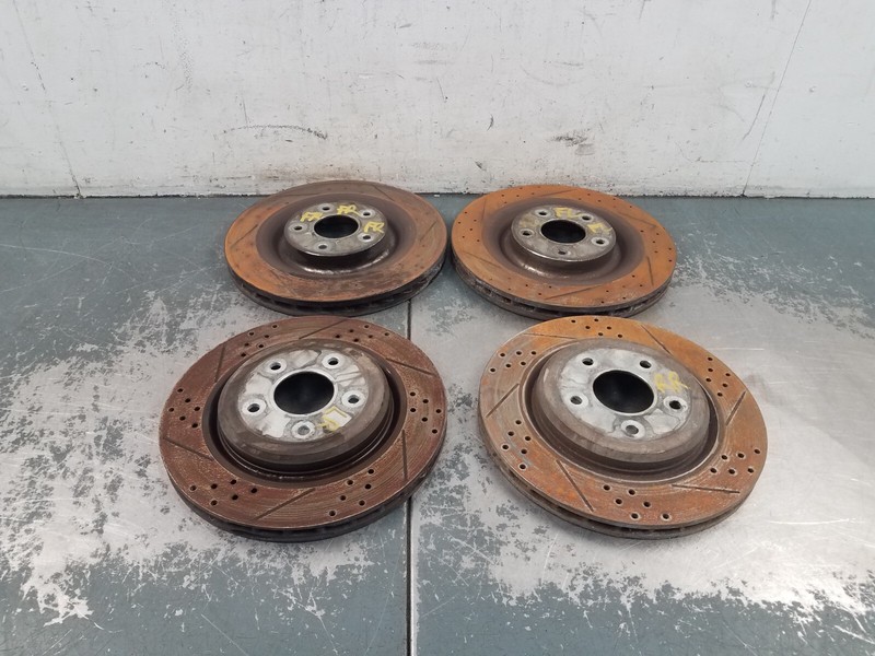 2012 Chevy Corvette Grand Sport Z51 Option Brake Rotor Set #7283 V1