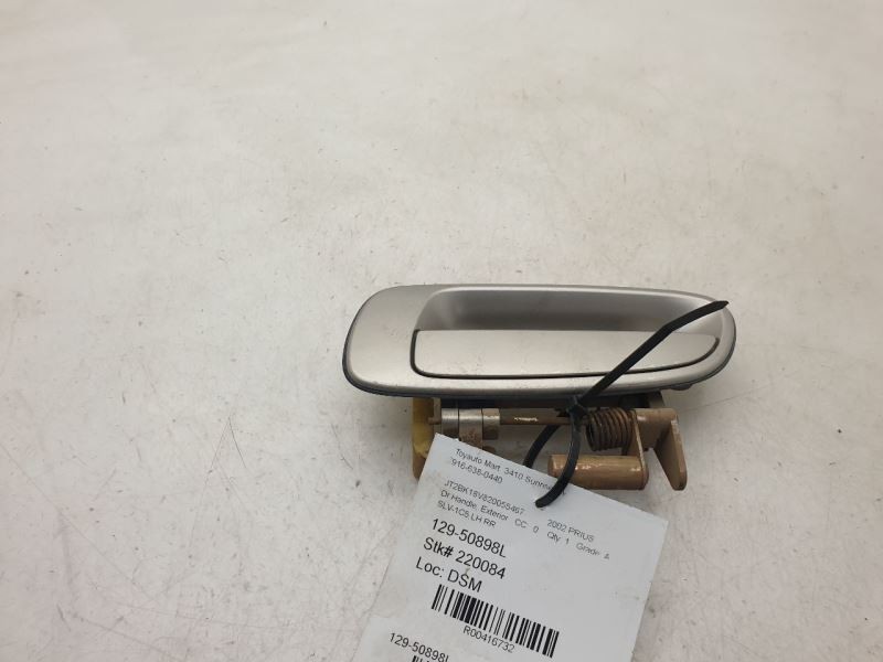 01-03 TOYOTA PRIUS 1.5L DRIVER SIDE REAR (EXTERIOR) DOOR HANDLE