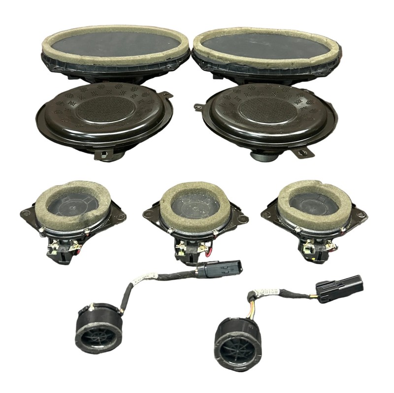 2012-2021 Jeep Grand Cherokee Sound Audio Speaker Assembly Set of 9 OEM