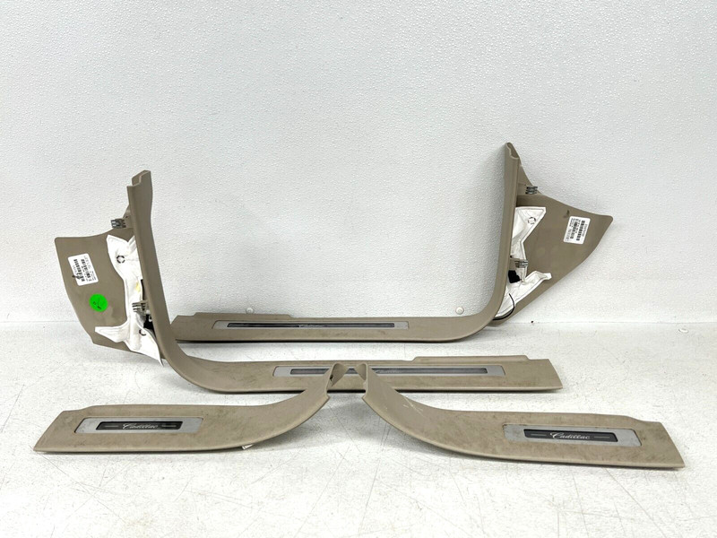 ⭐2015-2020 CADILLAC ESCALADE FRONT REAR RIGHT LEFT DOOR TRIM SCUFF PLATE LOT2437