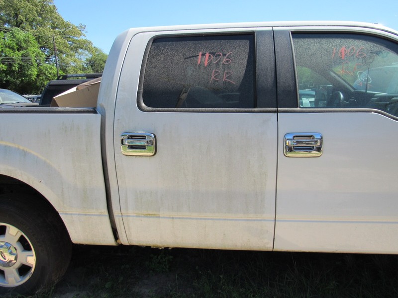 09-14 FORD F150 PICKUP RIGHT REAR DOOR ELECTRIC WHITE YZ