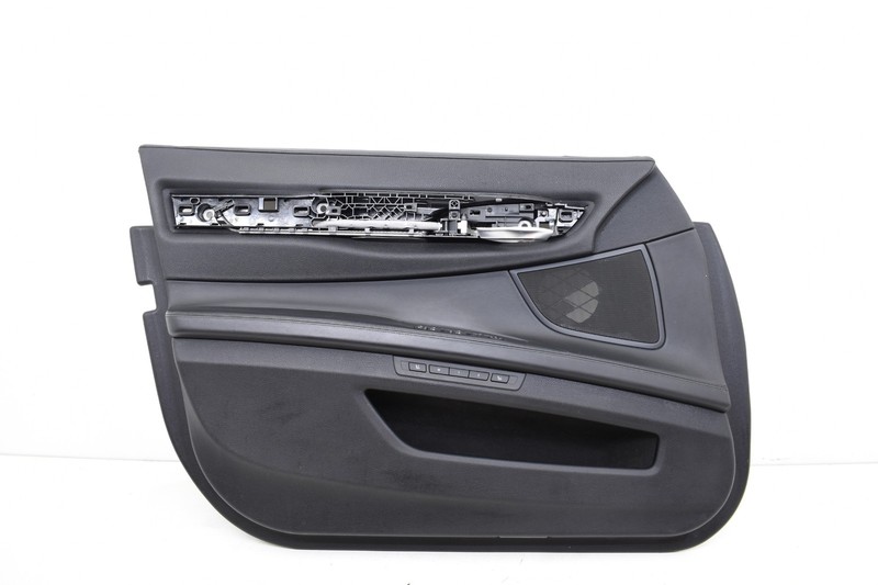 2011 BMW 750i F01 Front Left Driver Side Interior Door Panel Black OEM KW71