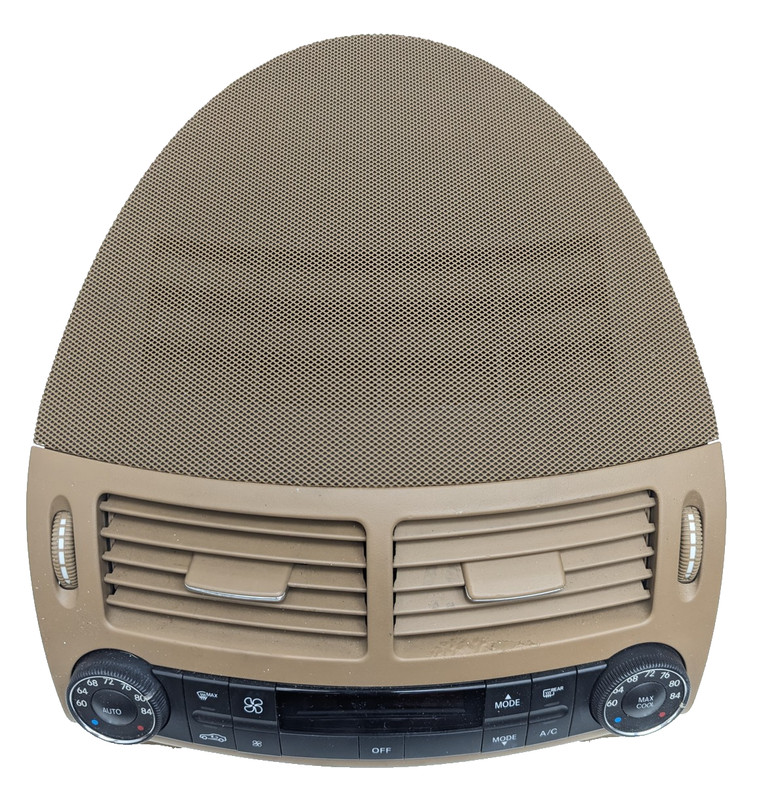 07-09 Mercedes W211 E550 E320 Center Dash AC Heater Air Vent Speaker Cover
