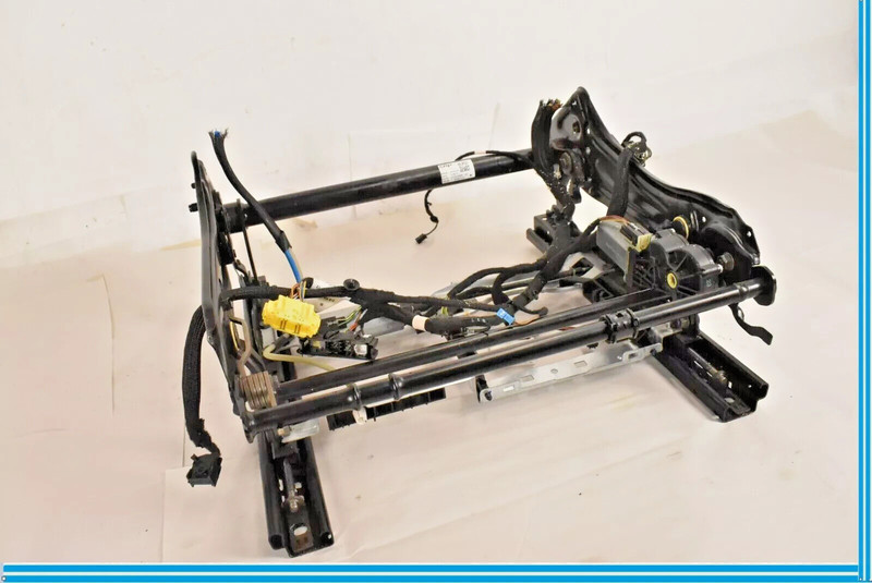12-18 Mercedes W218 CLS63 Front Left Side Lower Seat Track Frame W/ Motors OEM