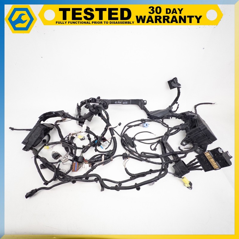 19-22 Toyota Prius Prime 1.8L ENGINE WIRE WIRING HARNESS CABLE W/ FUSE BOX OEM
