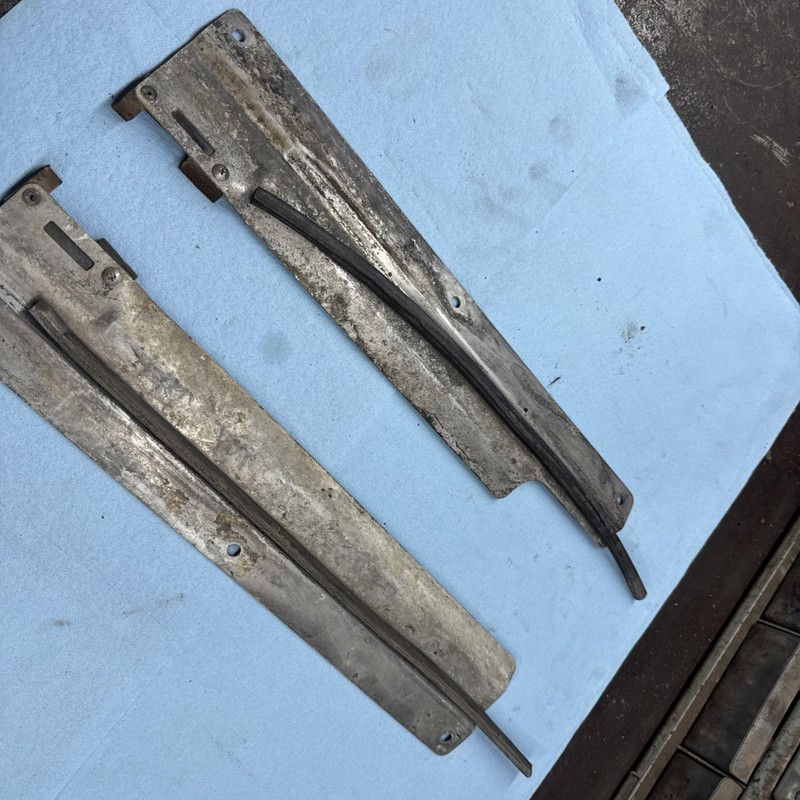1972 Arctic Cat Cheetah 399 Vintage Snowmobile Hood Guide Stay Brackets