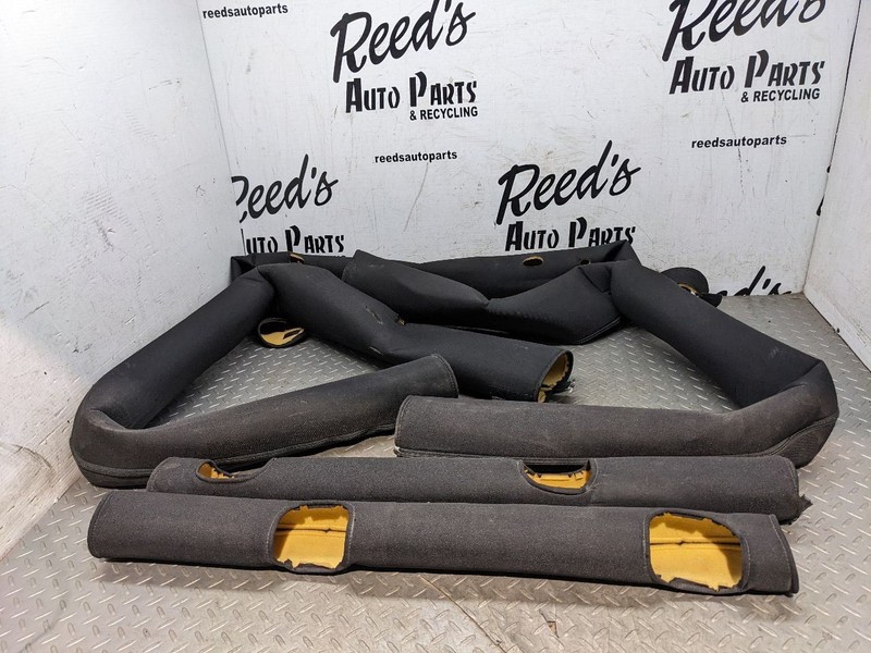 03-06Jeep Wrangler TJ Roll Bar Cage Pad Padding Cover Set Complete Bla 1196240