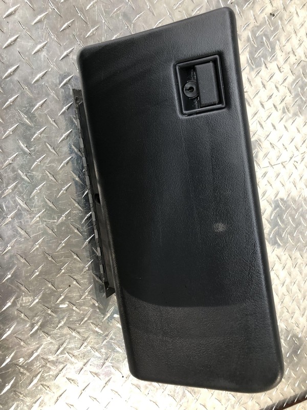 98-02 CAMARO RS Z28 SS GLOVE BOX GLOVEBOX STORAGE ASSEMBLY DARK GREY OEM GOOD