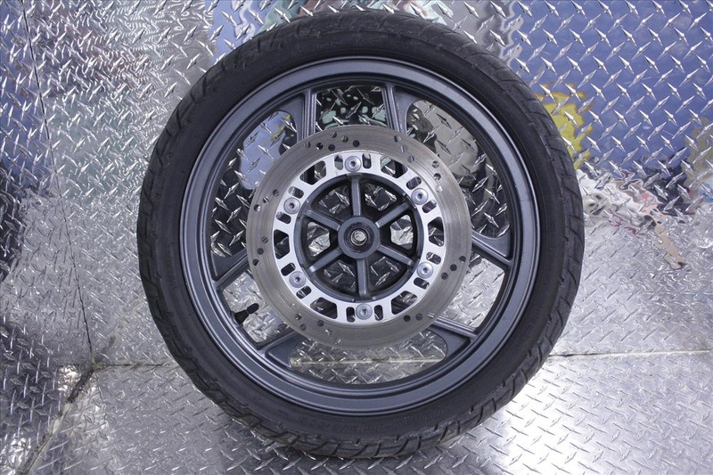 2003 KAWASAKI EX 250 F NINJA FRONT WHEEL RIM WITH BRAKE ROTOR EX250 03