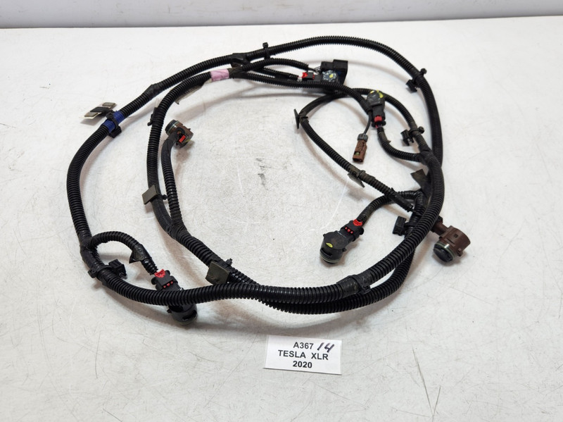 ✅ 16-20 OEM Tesla Model X Rear Bumper PDC Park Assist Sensor Wiring Harnes Blue