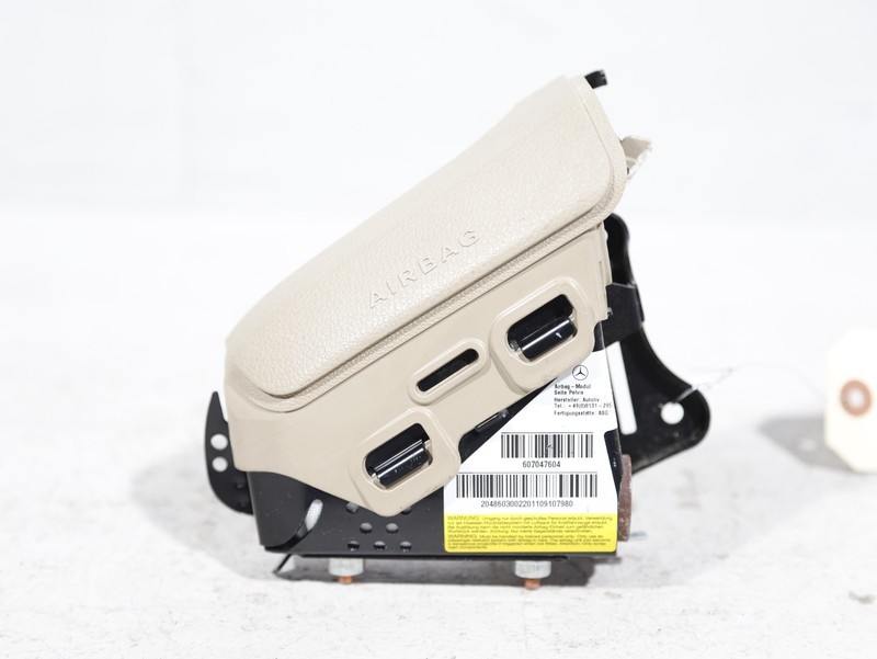 08-14 Mercedes W204 C350 C300 RH Right Side Lower Seat Airbag Air Bag Beige OEM