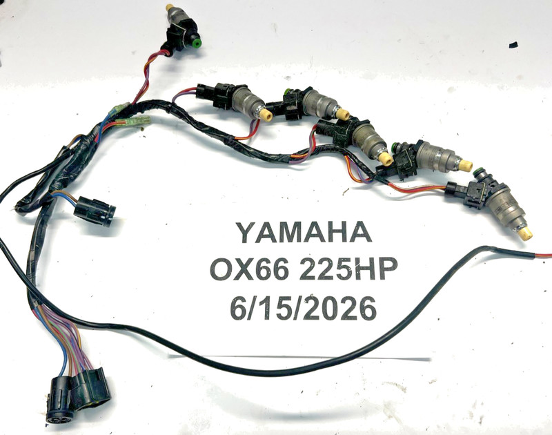Yamaha OX66 225 250 Fuel Injector Set 65L-13761-00-00 65L-13938-00-00 Freshwater