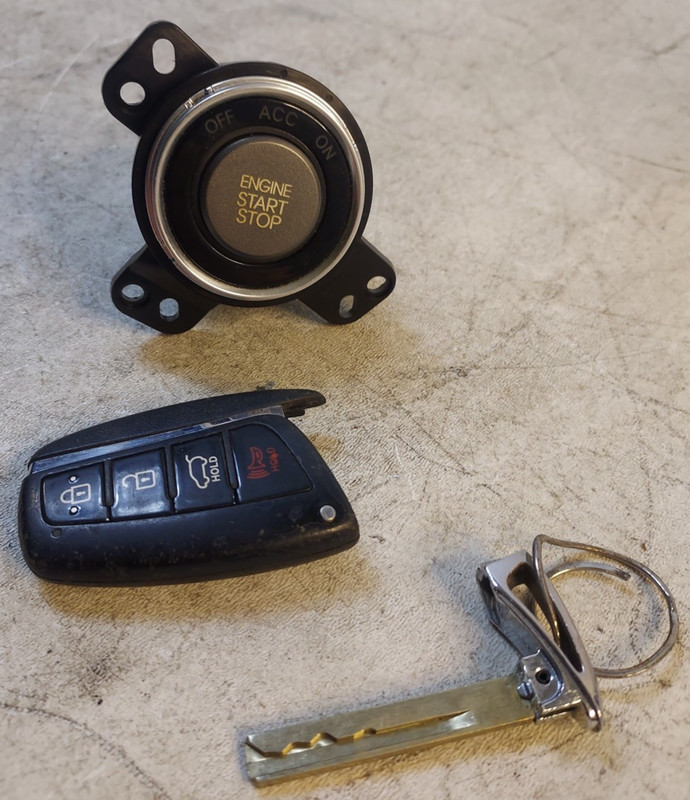 13-16 Hyundai Santa Fe Keyless Ignition Smart Key Switch w/ FOB 95430-2W750 OEM