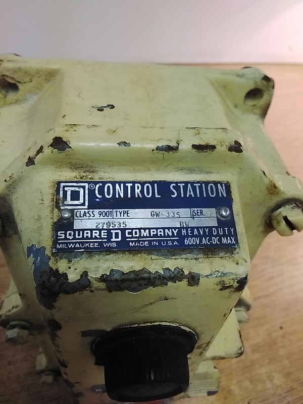 Square D 9001 GW-335 Series A Heavy Duty Control Station 279535
