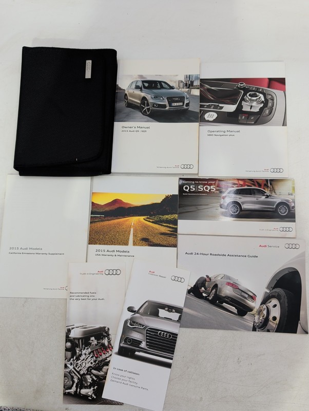 2015 Audi Q5 / SQ5 Owners Manual With Case And Navigation MMIFree Ship